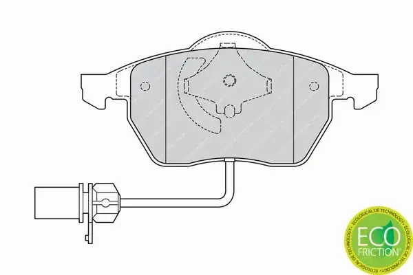 TARCZE+KLOCKI FERODO PRZÓD AUDI A4 B5 B6 B7 312MM 