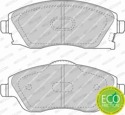 FERODO TARCZE+KLOCKI PRZÓD OPEL CORSA C COMBO MERIVA A 260MM 