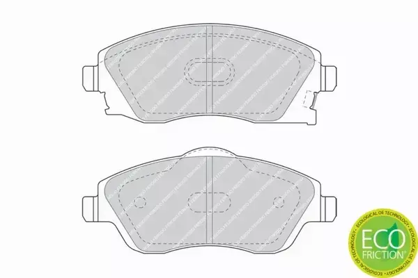 FERODO TARCZE+KLOCKI PRZÓD OPEL CORSA C COMBO MERIVA A 260MM 