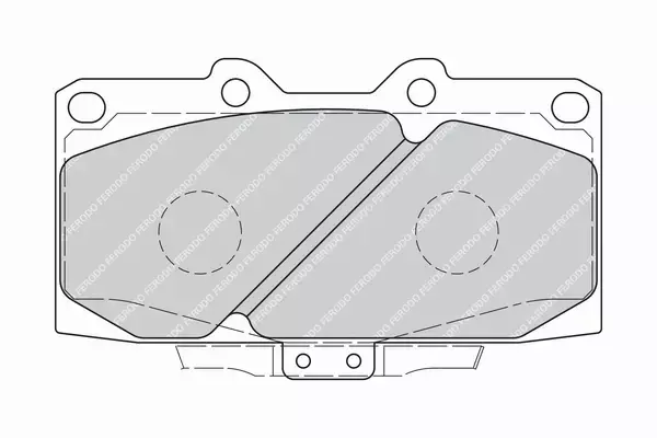 FERODO KLOCKI HAMULCOWE FDB1433 