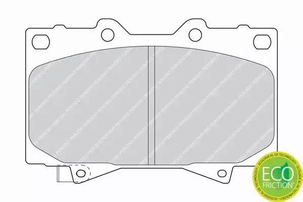 FERODO KLOCKI HAMULCOWE FDB1456 