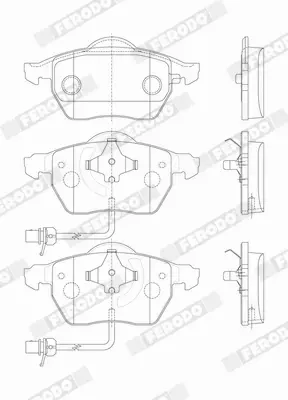 TARCZE BREMBO KLOCKI FERODO P AUDI A6 C5 321MM KPL 