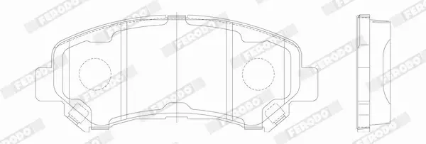 FERODO KLOCKI HAMULCOWE FDB4051 