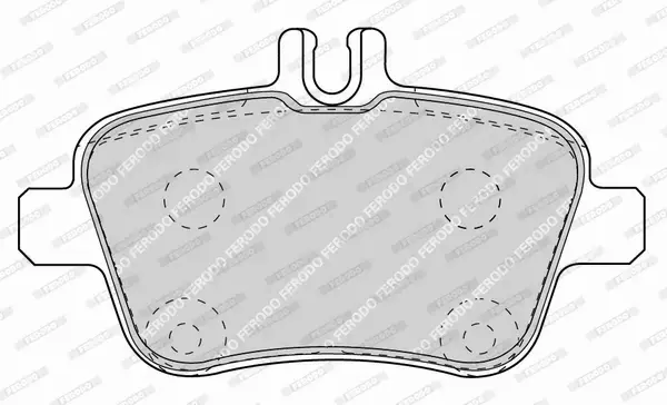 FERODO TARCZE+KLOCKI TYŁ MERCEDES W176 W246 272MM 