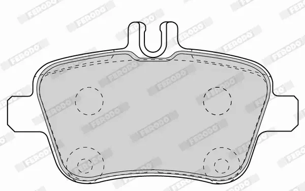 FERODO TARCZE+KLOCKI TYŁ MERCEDES W176 W246 272MM 