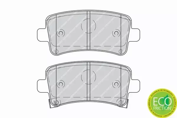 FERODO KLOCKI HAMULCOWE TYŁ OPEL INSIGNIA A 17 