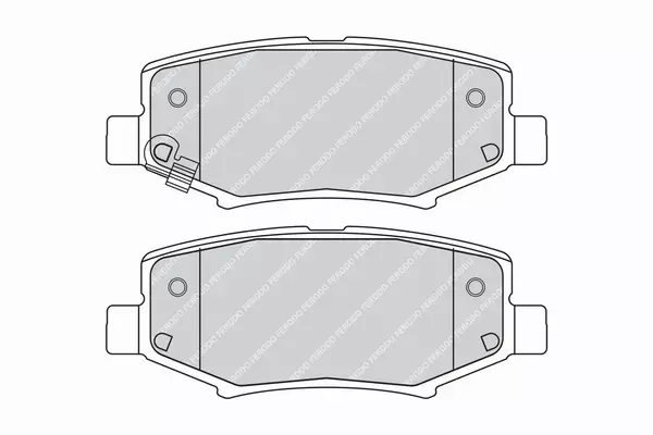 FERODO KLOCKI HAMULCOWE FDB4239 