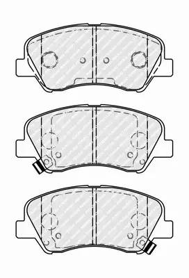 FERODO KLOCKI HAMULCOWE FDB4623 