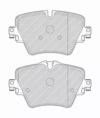 FERODO TARCZE+KLOCKI PRZÓD BMW F40 F44 F45 F46 F48 F39 MINI F54 F55 307MM 