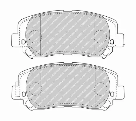 FERODO KLOCKI HAMULCOWE FDB4999 