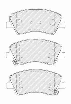 FERODO KLOCKI HAMULCOWE FDB5040 