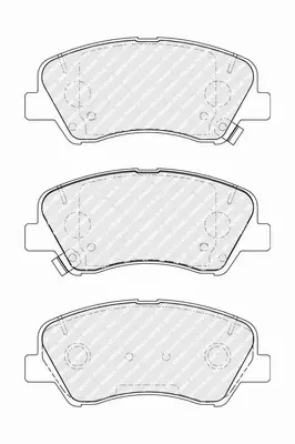 FERODO KLOCKI HAMULCOWE FDB5135 