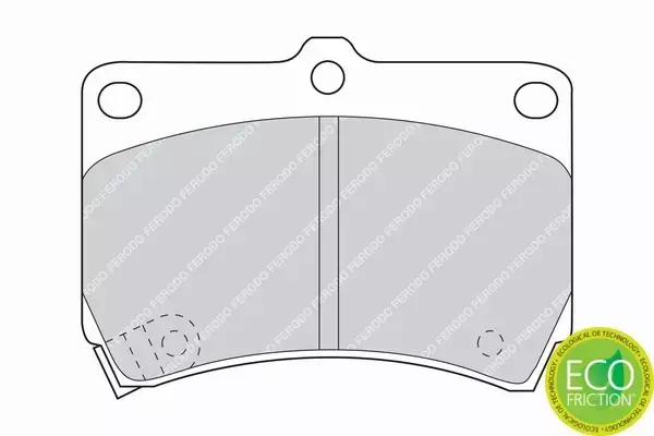 FERODO KLOCKI HAMULCOWE FDB715 