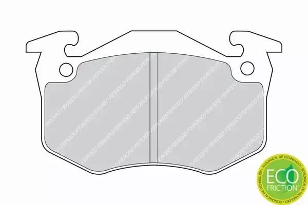 FERODO KLOCKI HAMULCOWE FDB881 