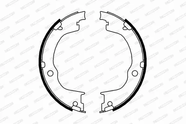 FERODO SZCZĘKI HAMULCOWE FSB4006 