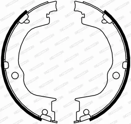 FERODO SZCZĘKI HAMULCOWE FSB4006 