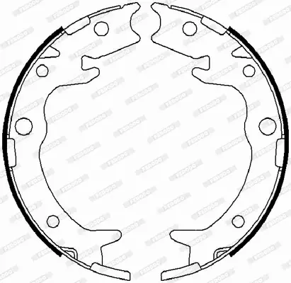 FERODO SZCZĘKI HAMULCOWE FSB4019 
