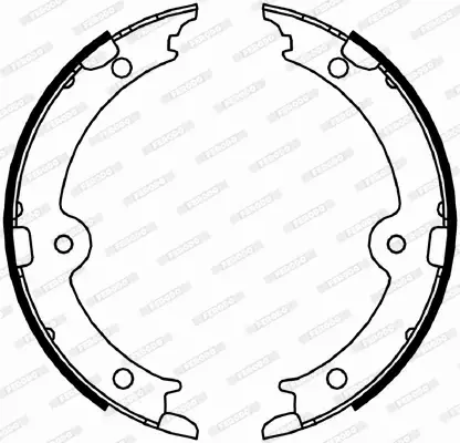 FERODO SZCZĘKI HAMULCOWE FSB4066 