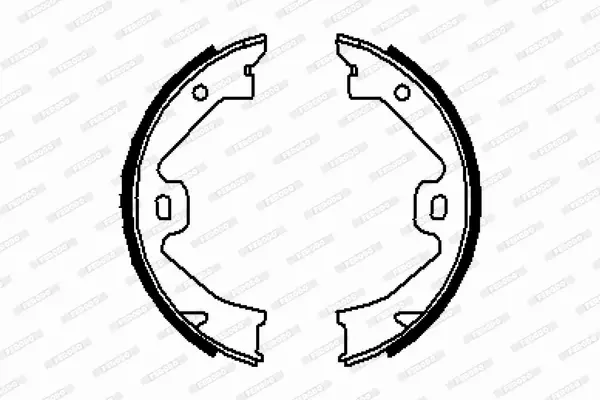 FERODO SZCZĘKI HAMULCOWE FSB633 
