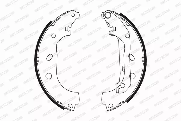 FERODO SZCZĘKI HAMULCOWE FSB648 