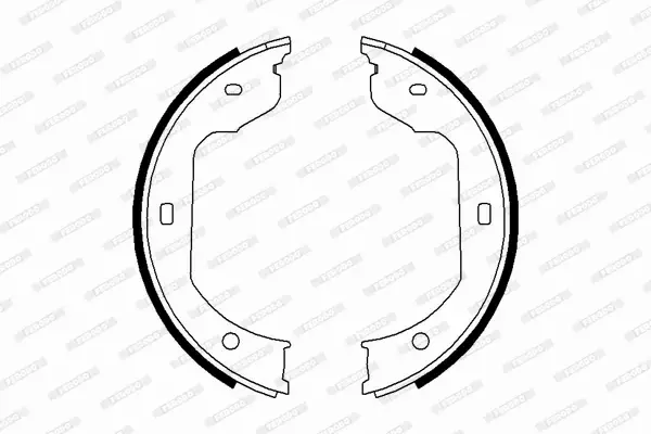 FERODO SZCZĘKI HAMULCOWE FSB668 