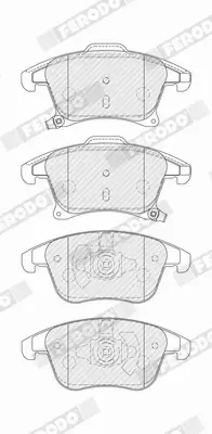 FERODO TARCZE+KLOCKI PRZÓD FORD MONDEO V MK5 300MM 