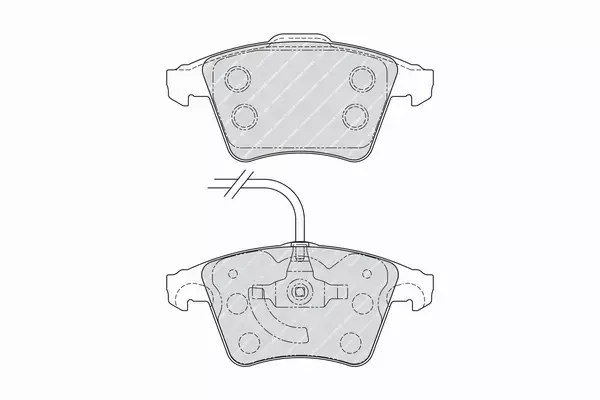 BREMBO TARCZE+FERODO KLOCKI P VW MULTIVAN T5 308MM 