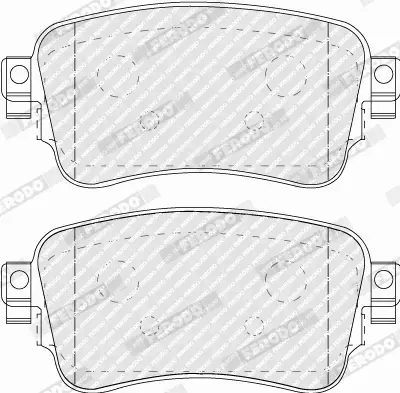 FERODO KLOCKI HAMULCOWE FVR5120 