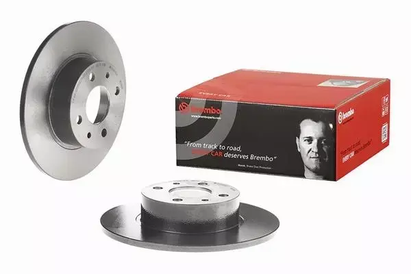 BREMBO TARCZE+KLOCKI TYŁ FIAT BRAVO II STILO 251MM 