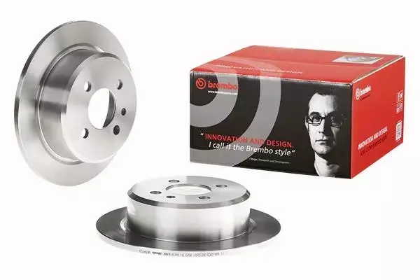 BREMBO TARCZE HAMULCOWE TYŁ 08.3947.24 