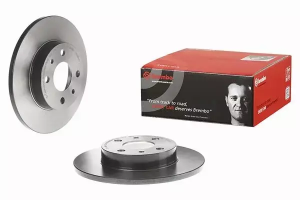 BREMBO TARCZE+KLOCKI TYŁ FORD KA II 240MM 