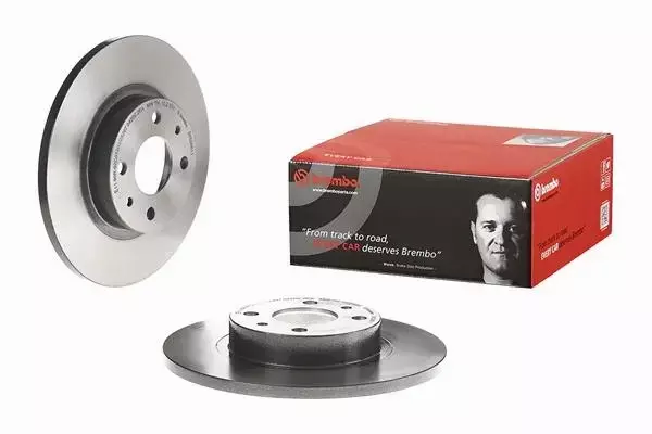 BREMBO TARCZE+KLOCKI PRZÓD FIAT 500 257MM 