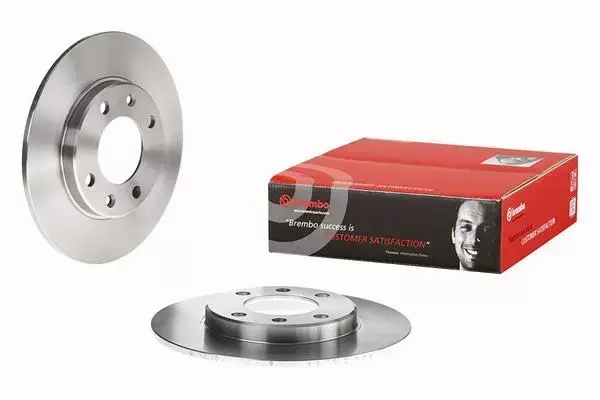 BREMBO TARCZE+KLOCKI TYŁ PEUGEOT 206 306 247MM 