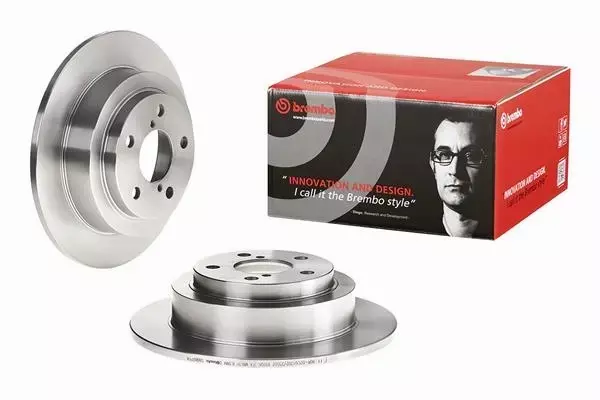 BREMBO TARCZE HAMULCOWE TYŁ 08.6897.14 