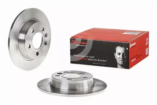 BREMBO TARCZE+KLOCKI TYŁ SEAT ALHAMBRA 268MM 