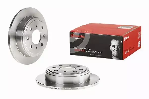 BREMBO TARCZE HAMULCOWE TYŁ 08.7104.14 