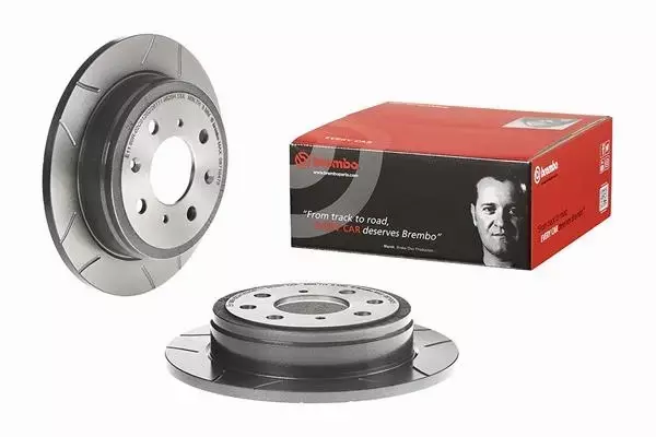 BREMBO TARCZE HAMULCOWE TYŁ 08.7104.75 