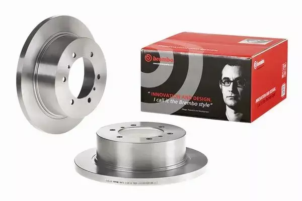 BREMBO TARCZE HAMULCOWE TYŁ 08.7106.11 