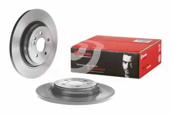 BREMBO TARCZE HAMULCOWE TYŁ 08.7607.11 