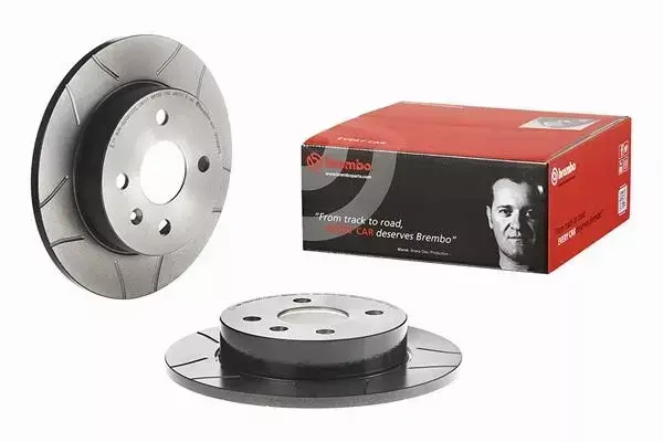 BREMBO TARCZE HAMULCOWE TYŁ 08.7626.75 