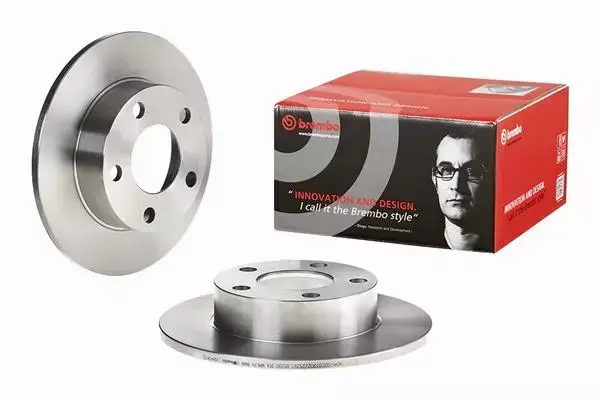 BREMBO TARCZE+KLOCKI TYŁ AUDI A4 B5 245MM 