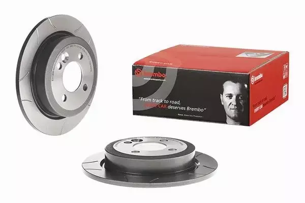 BREMBO TARCZE HAMULCOWE TYŁ 08.9163.75 