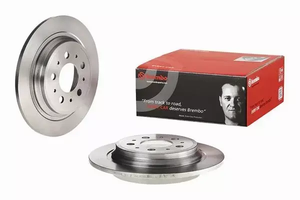 BREMBO TARCZE+KLOCKI TYŁ VOLVO S70 V70 I 283MM 