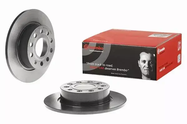 BREMBO TARCZE+KLOCKI TYŁ VW SCIROCCO 253MM 