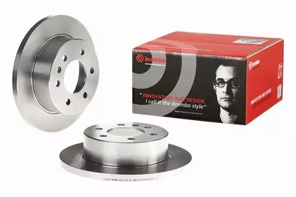 BREMBO TARCZE HAMULCOWE TYŁ 08.9509.11 