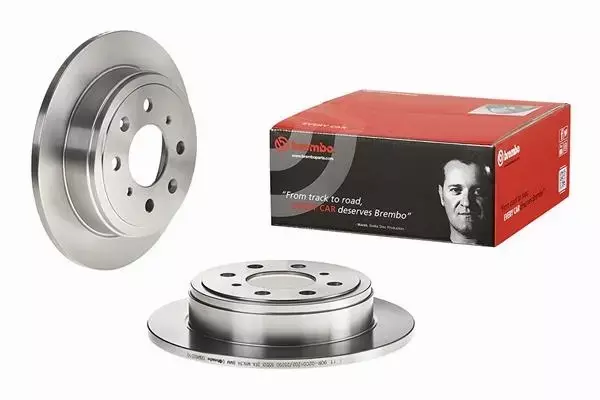 BREMBO TARCZE HAMULCOWE TYŁ 08.9605.10 