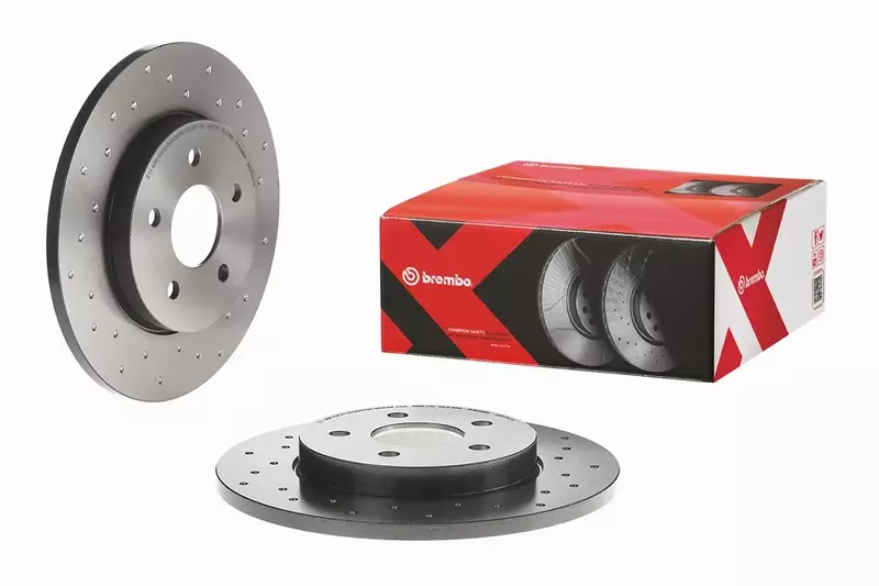 BREMBO TARCZE HAMULCOWE TYŁ 08.9734.1X 