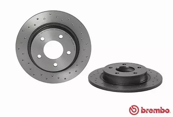 BREMBO TARCZE HAMULCOWE TYŁ 08.9975.2X 