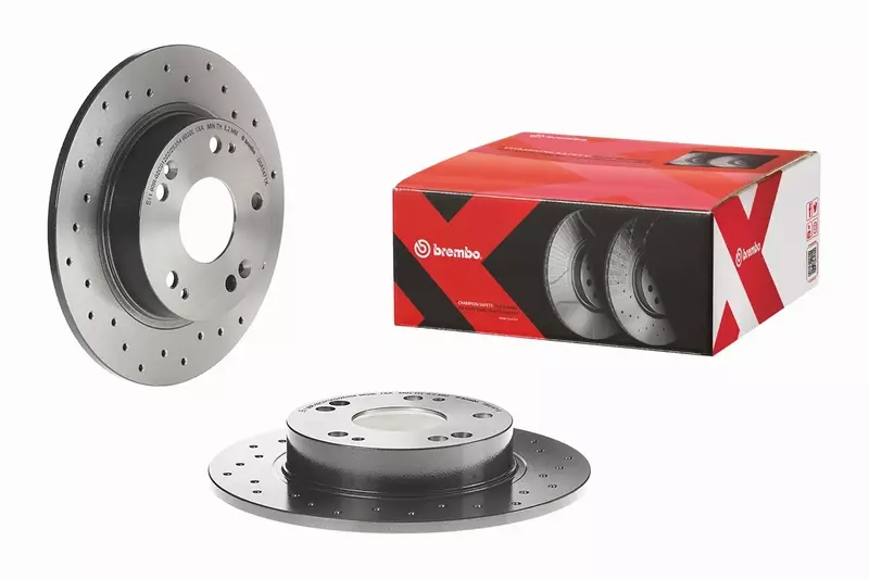 BREMBO XTRA TARCZE+KLOCKI TYŁ HONDA CIVIC VIII 