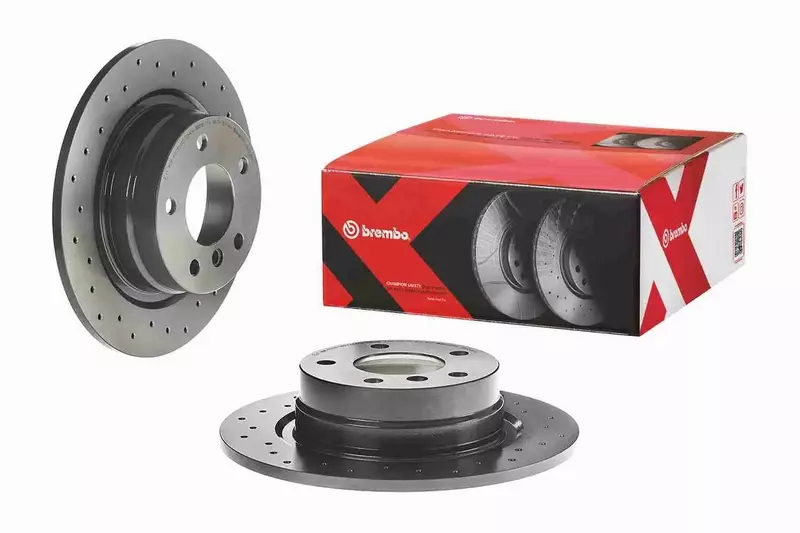 BREMBO TARCZE HAMULCOWE TYŁ 08.A205.1X 